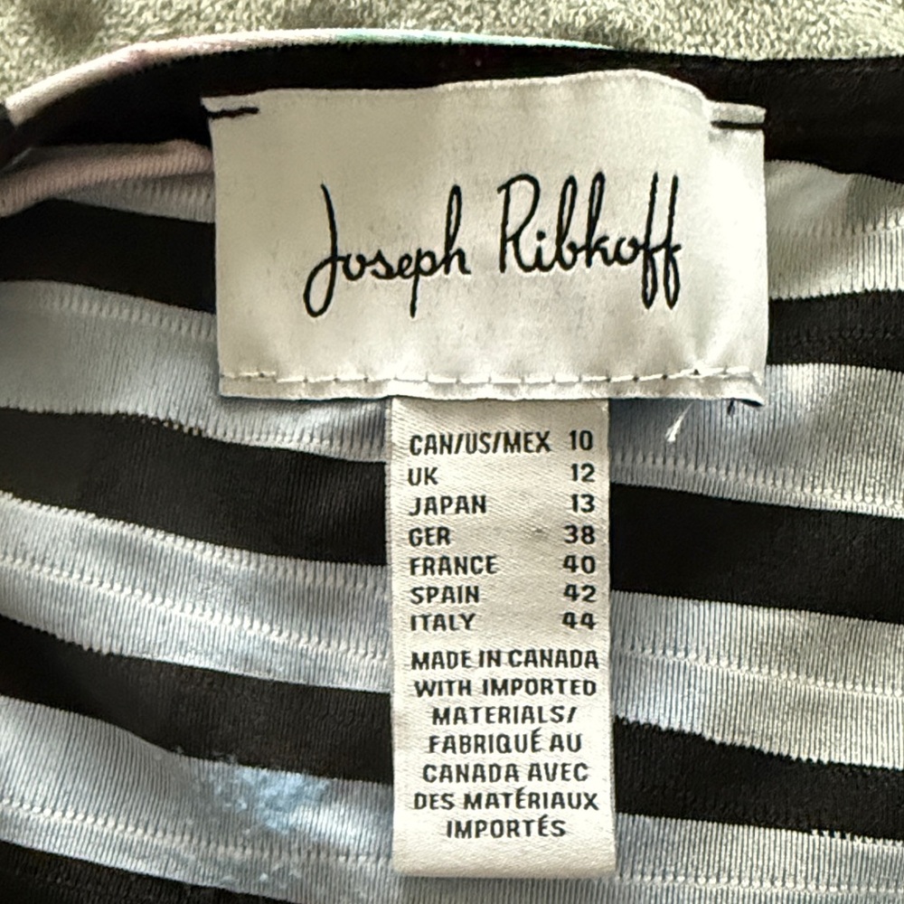 Joseph Ribkof Colorful Striped Sheer Blouse - Picture 7 of 7